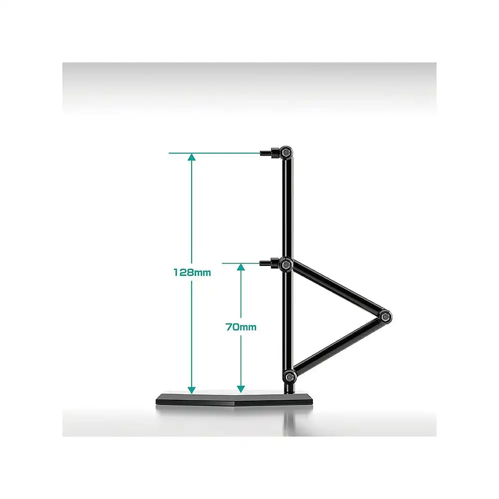 The Simple Stand Mini Nendoroid More for Mini Figures & Models Black Hex Type 3-Pack